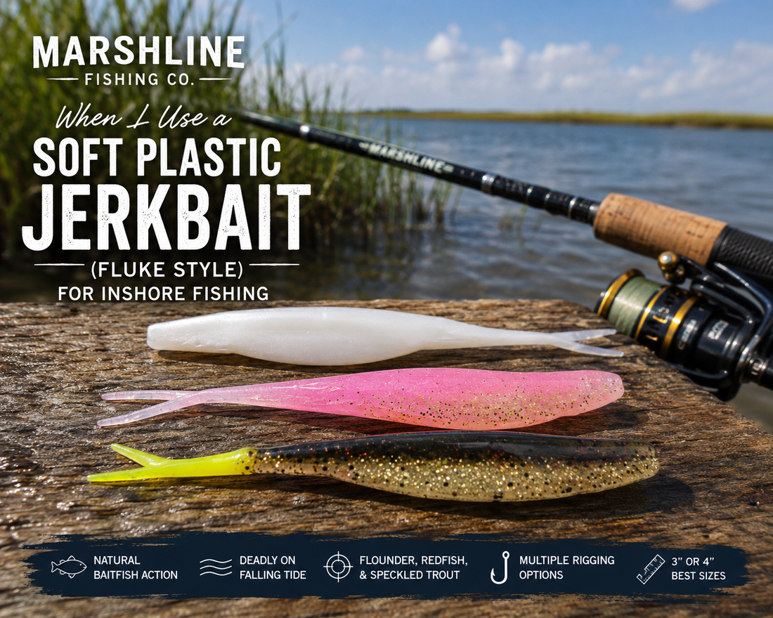 When I Reach for a Soft Plastic Jerkbait (Fluke Style)