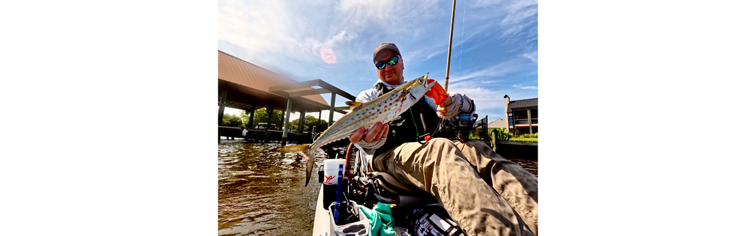 Crushing Spanish Mackerel on Bird of Prey Hex Head Jigs